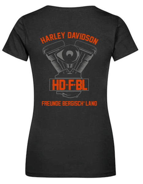 HDFBL Damen V-Neck T-Shirt